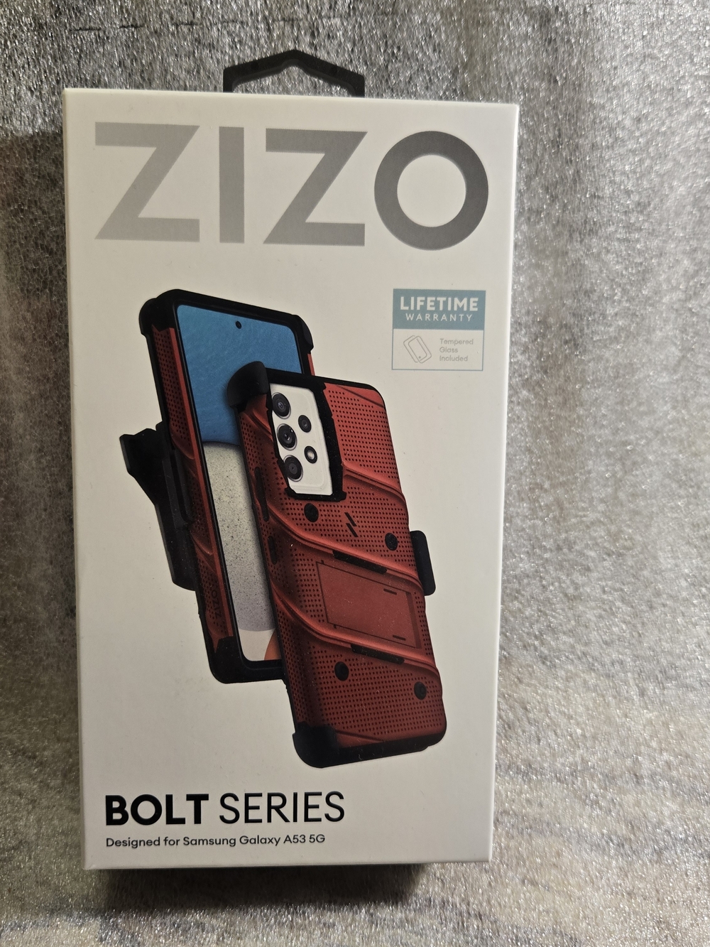ZIZO Bolt Series Protective Case for Samsung Galaxy A53 5G - Red
